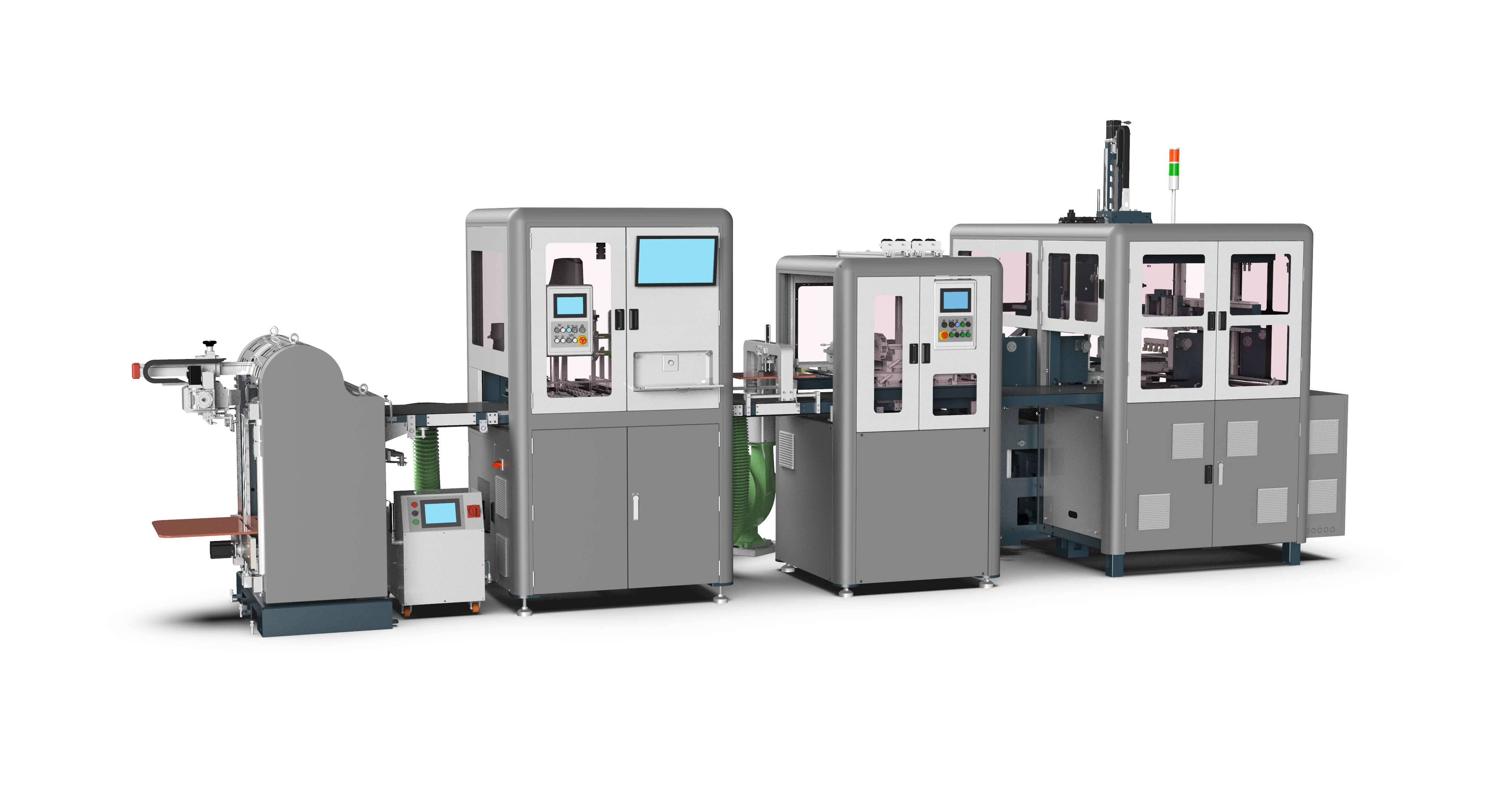 Greyboard Splicing Automatic Rigid Box Machine HM-ZD4354Lean